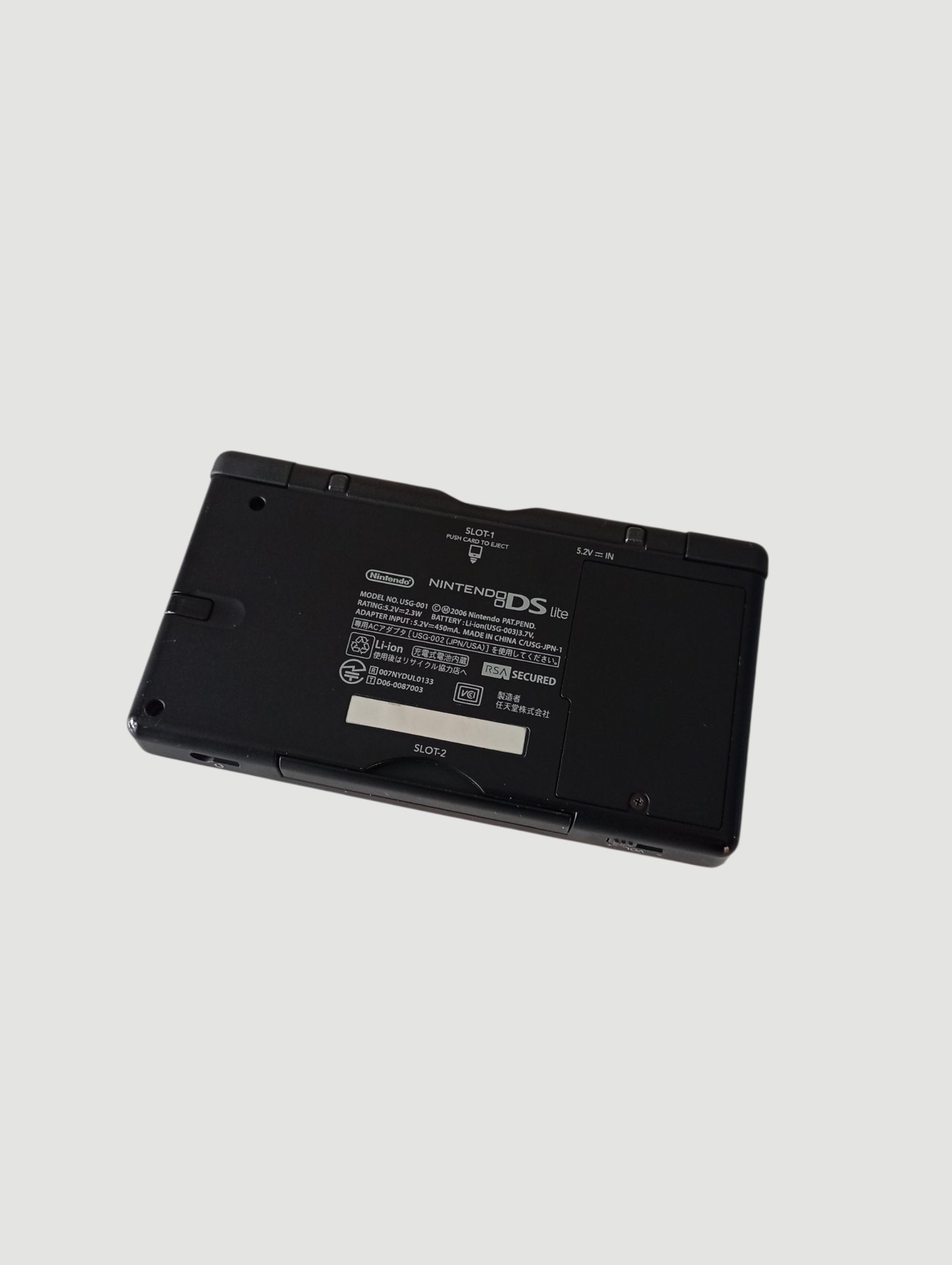 consola nintendo ds lite negra en caja