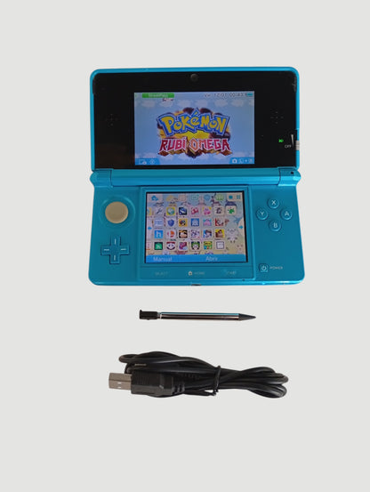 consola nintendo 3ds old  liberada con micro sd 32 gb