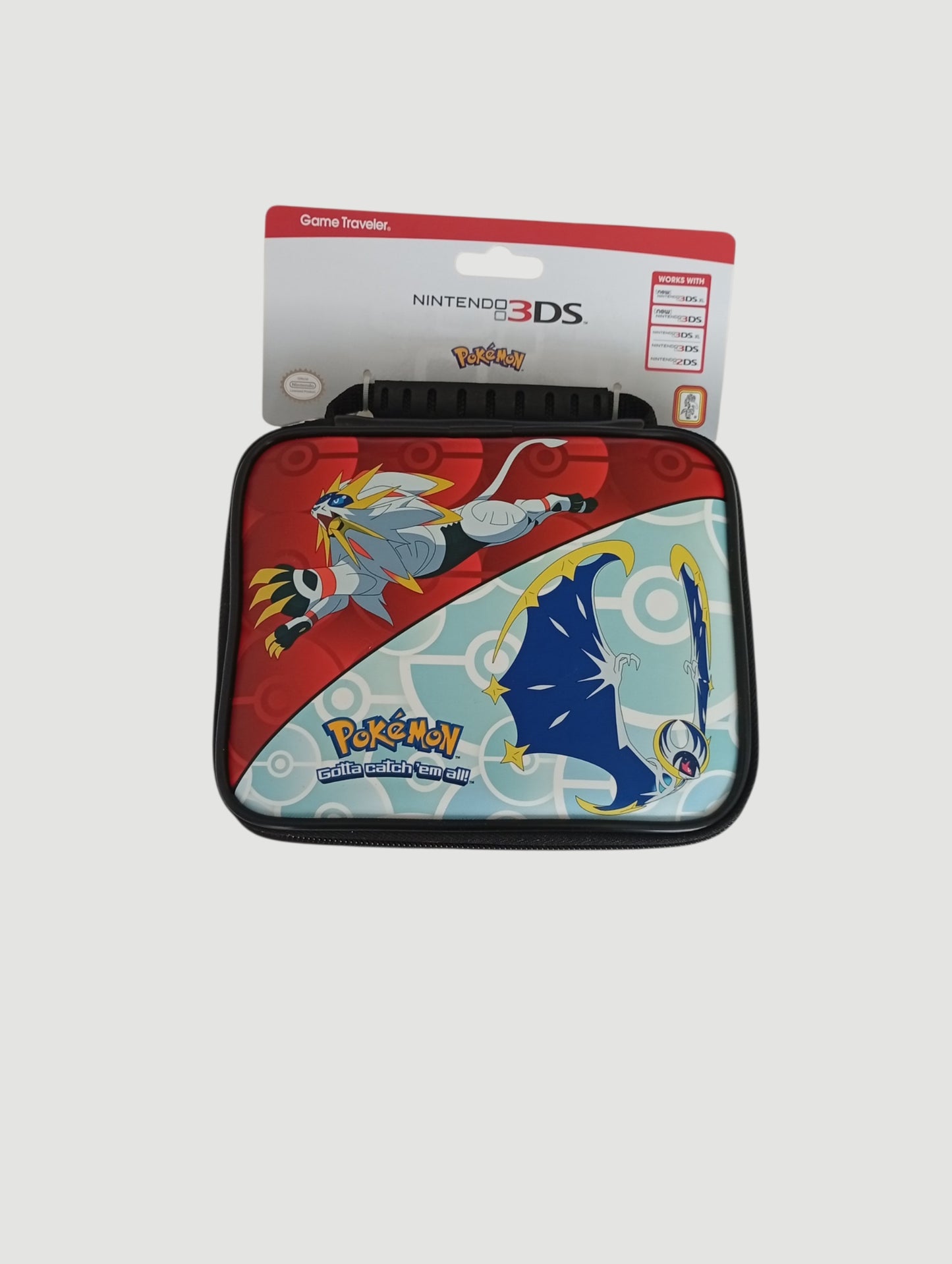estuche pokemon solgaleo lunala  3ds