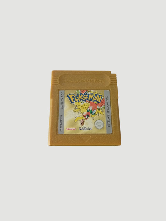 cartucho pokemon oro original español game boy color