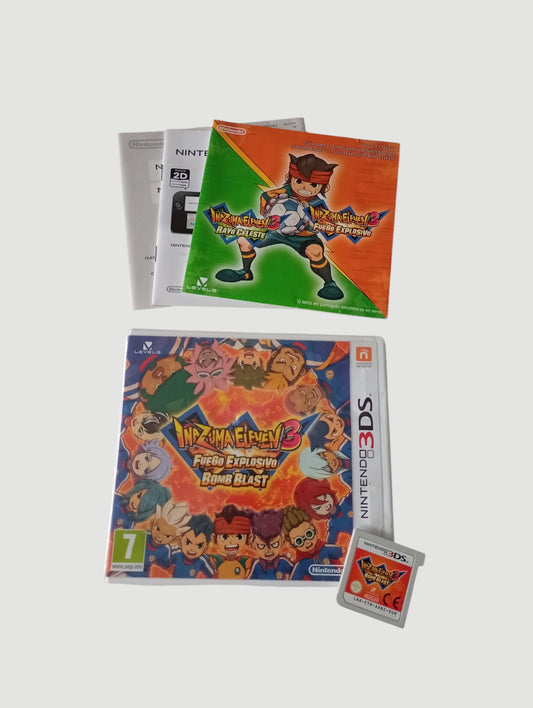 inazuma eleven 3 fuego explosivo original español nintendo 3ds