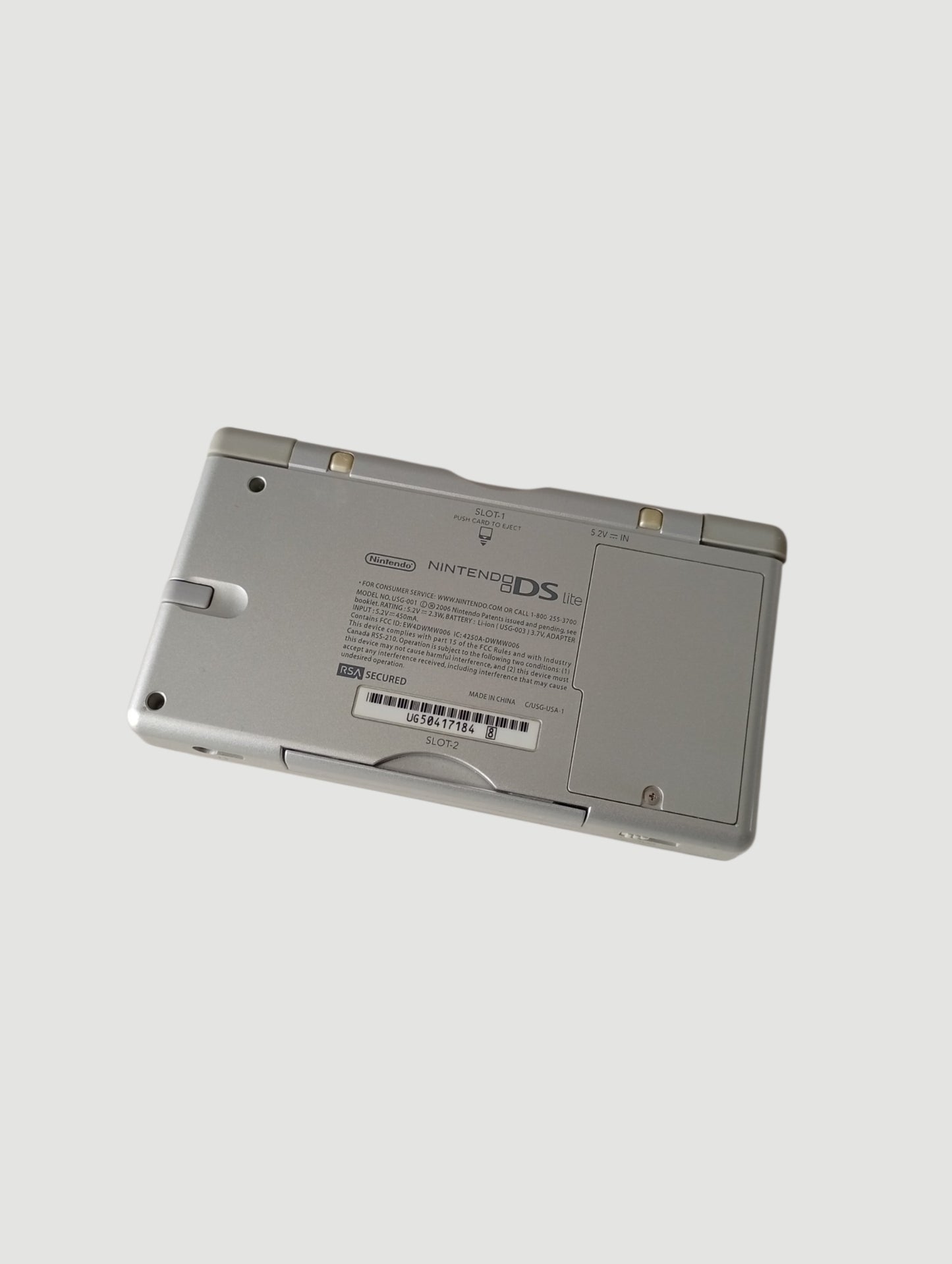consola nintendo ds lite gris