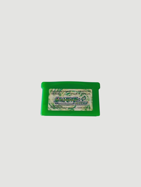 cartucho pokemon verde hoja original japones game boy advance
