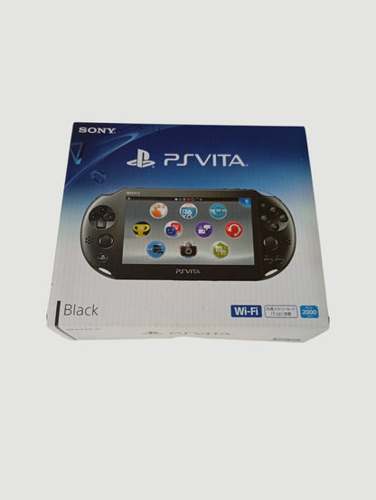 consola psvita black slim en caja cib liberada con micro sd 64 gb