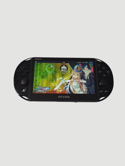 consola psvita black slim en caja cib liberada con micro sd 64 gb