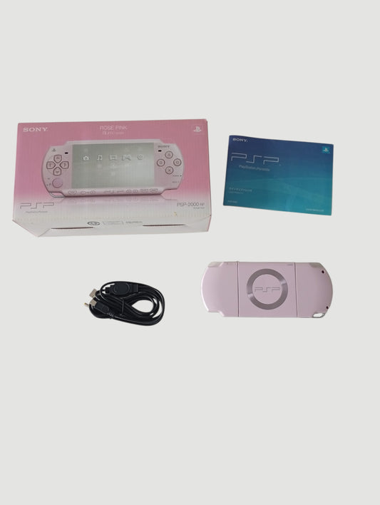 consola psp rose pink modelo 2000  en caja