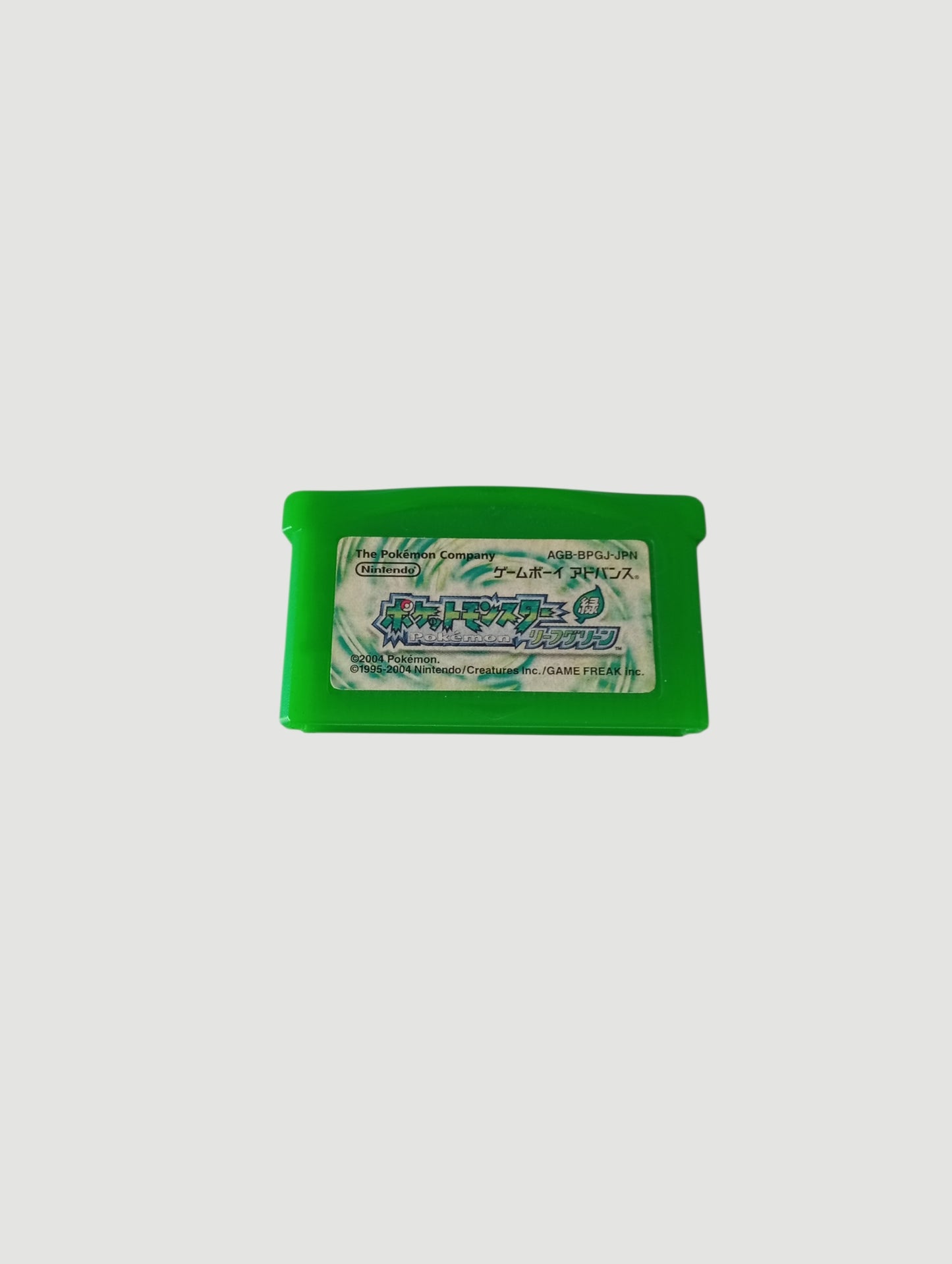 cartucho pokemon verde hoja original japones game boy advance