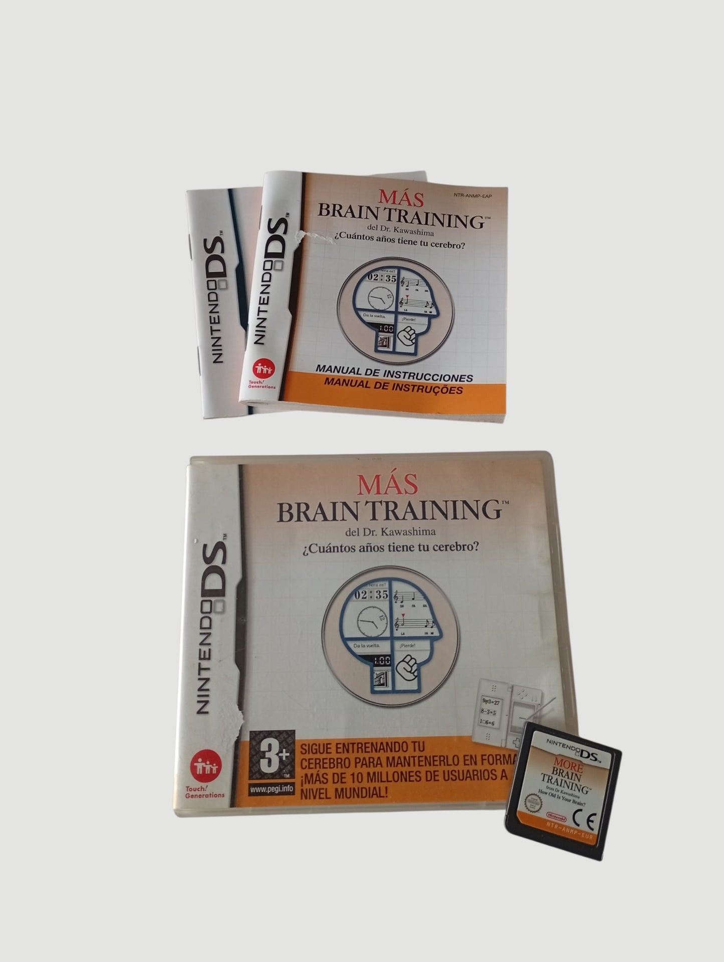 mas brain training original español nintendo ds