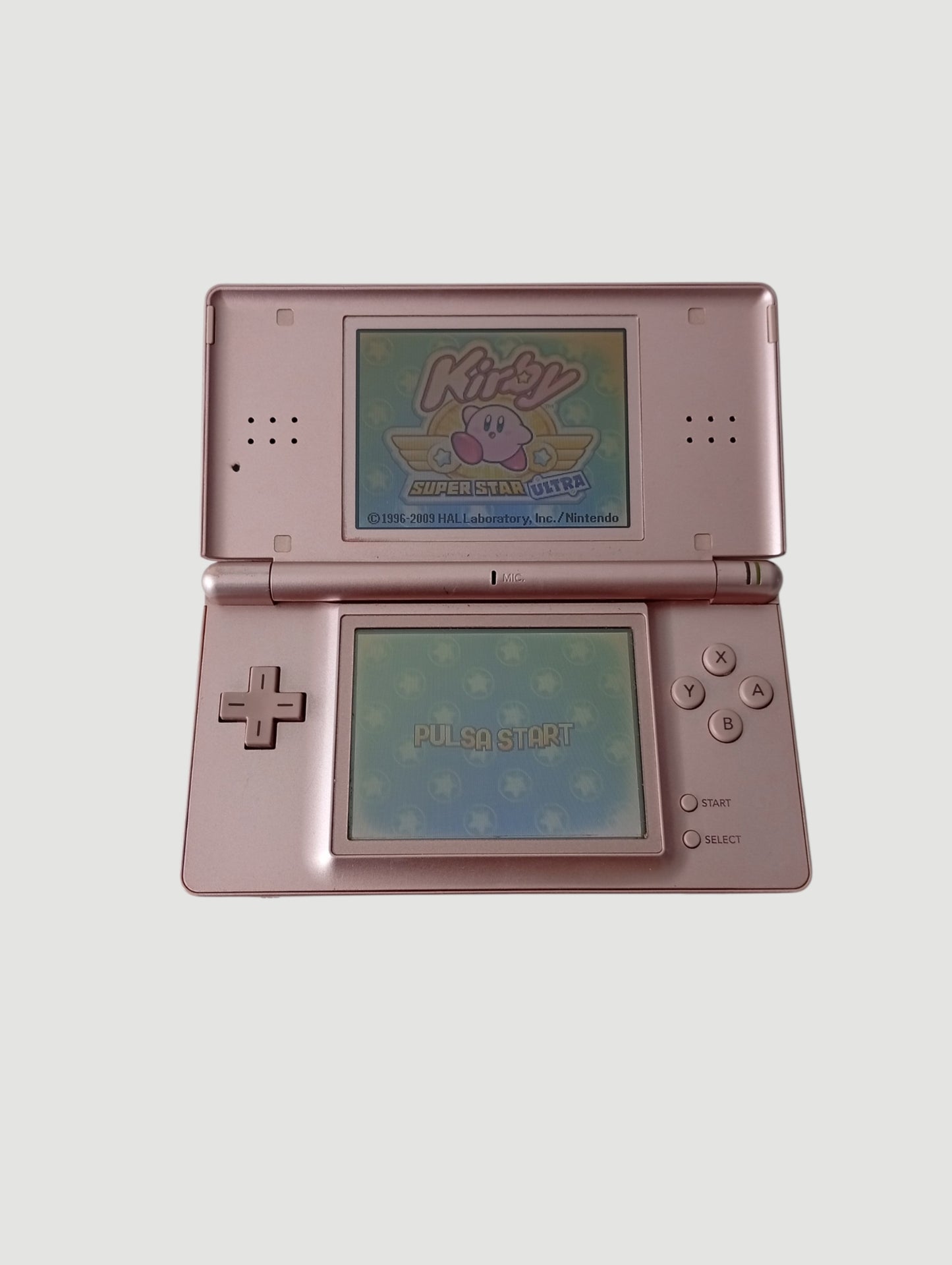 consola nintendo ds lite rosada metalizada