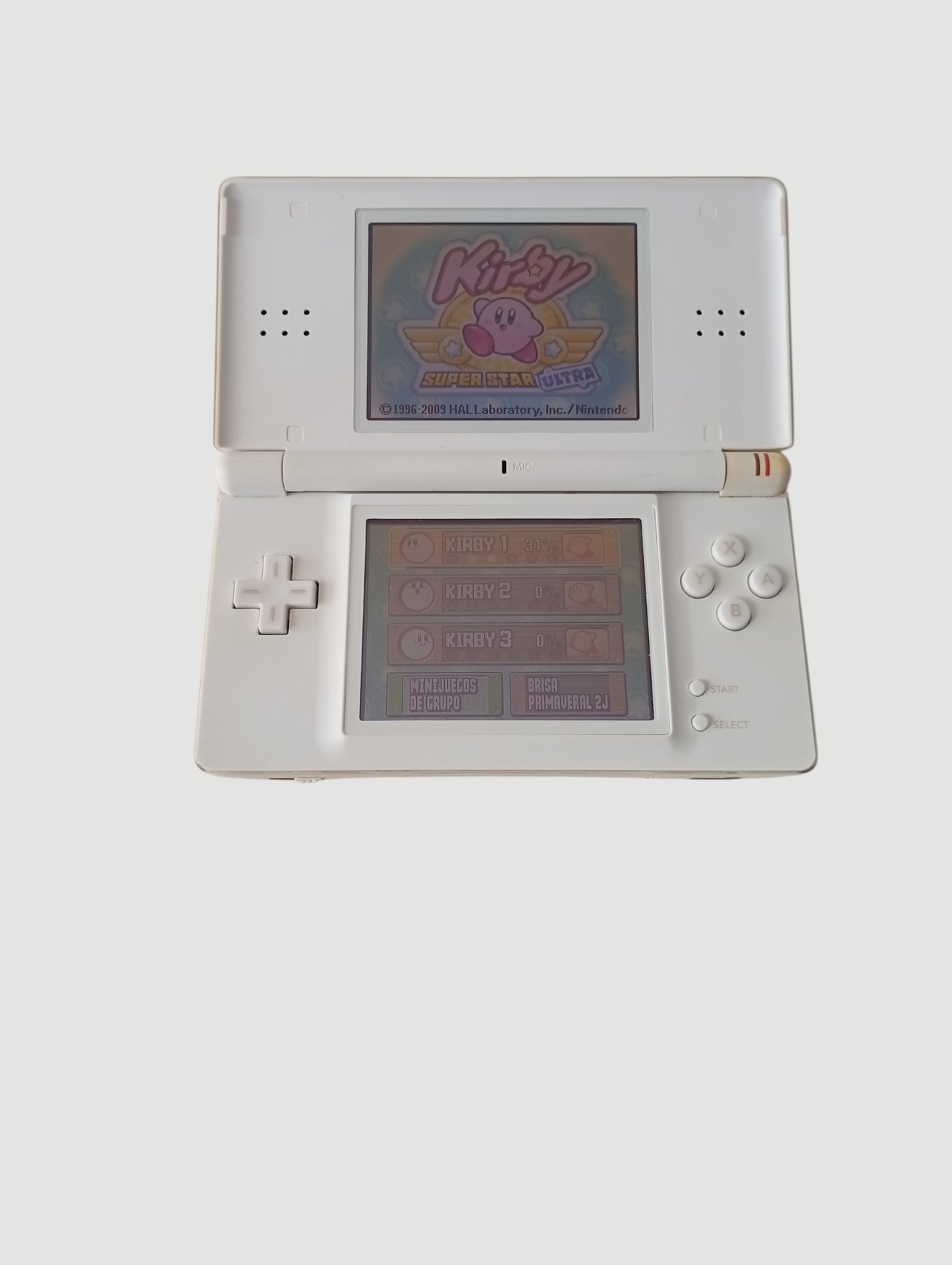 consola nintendo ds lite blanca