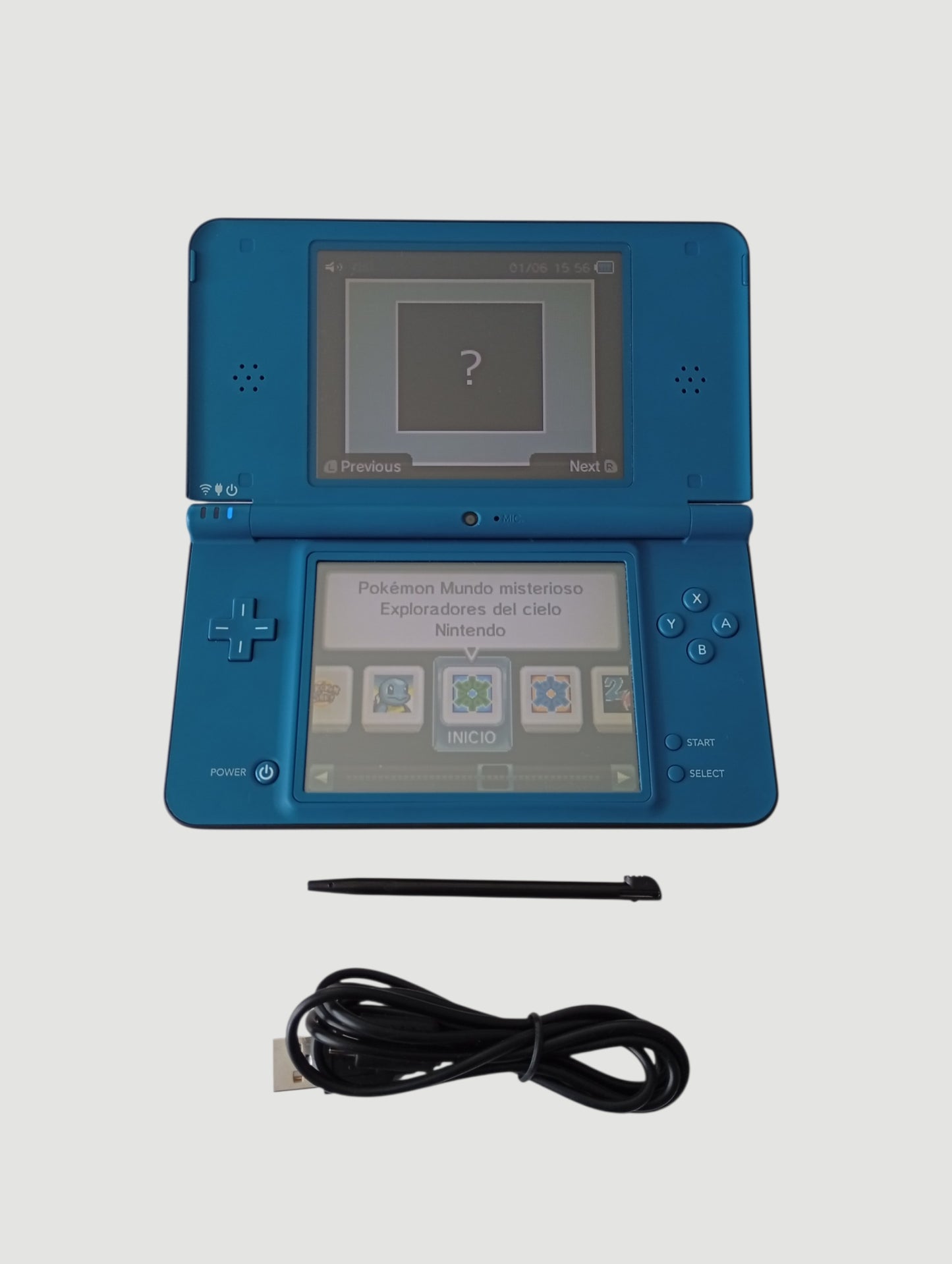 consola nintendo dsi xl azul liberada en micro sd 32 gb