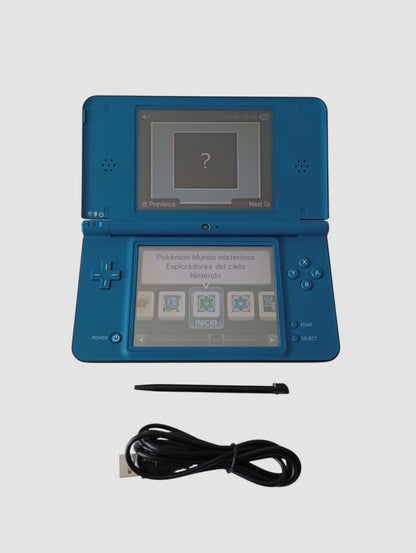 consola nintendo dsi xl azul liberada en micro sd 32 gb