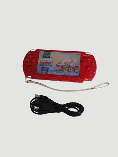 consola psp red modelo 2000 liberada con micro sd 32 gb
