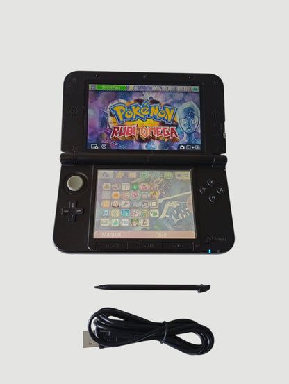 consola nintendo 3ds old xl blue liberada con micro sd 32 gb