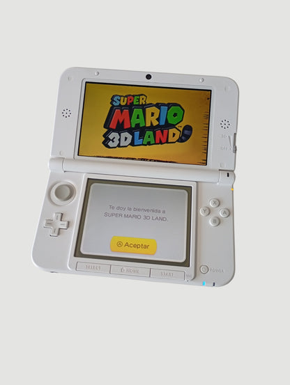 consola nintendo 3ds old xl white liberada con micro sd 32 gb