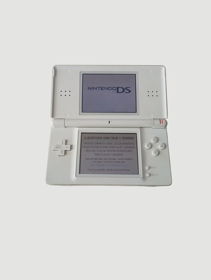 consola Nintendo DS lite blanca en caja