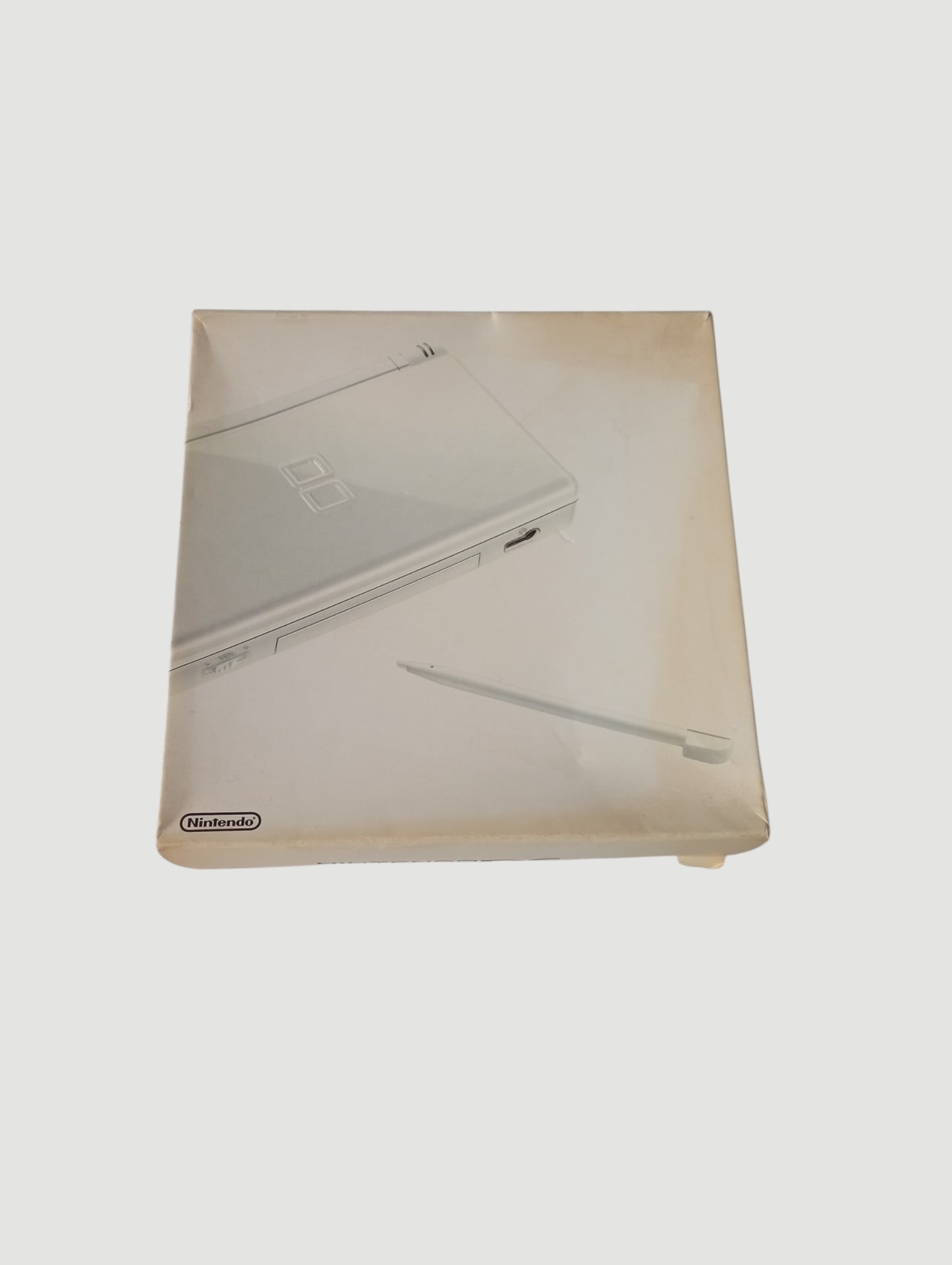 consola Nintendo DS lite blanca en caja