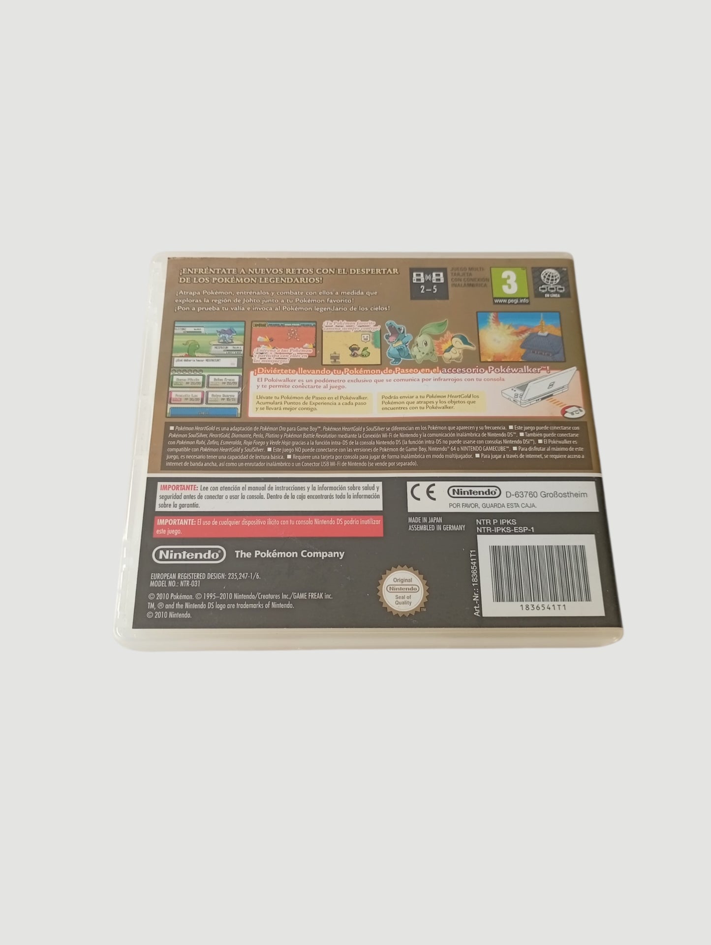 pokemon edicion oro heartgold original español nintendo ds