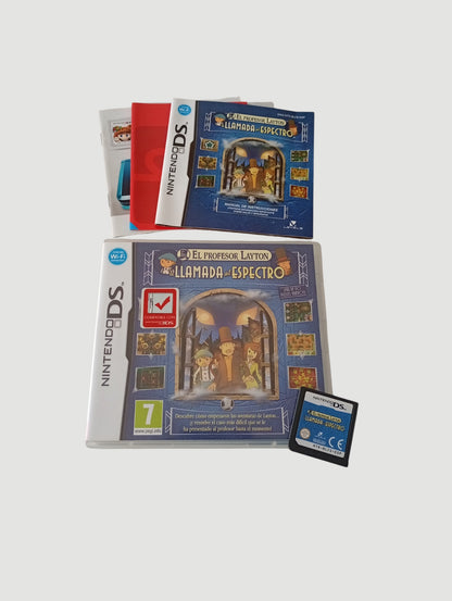 el profesor layton y la llamada del espectro original español nintendo ds