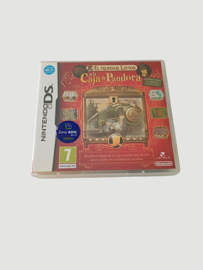 el profesor Layton y la caja de pandora original español Nintendo DS