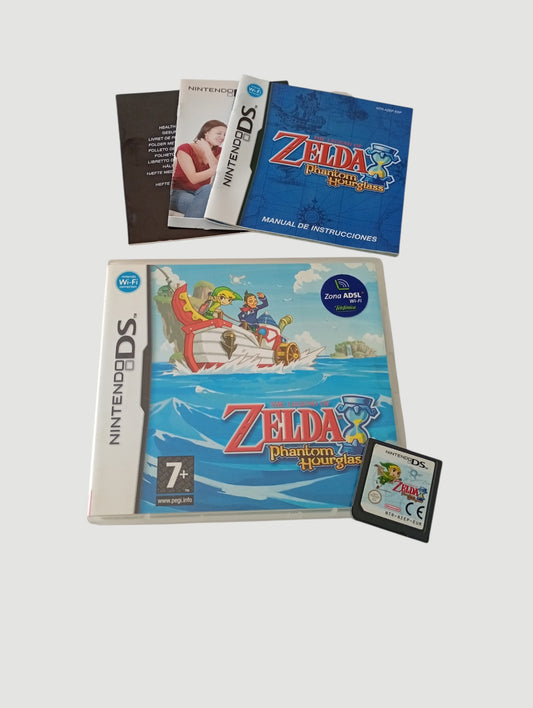 zelda phantom hourglass original español Nintendo DS