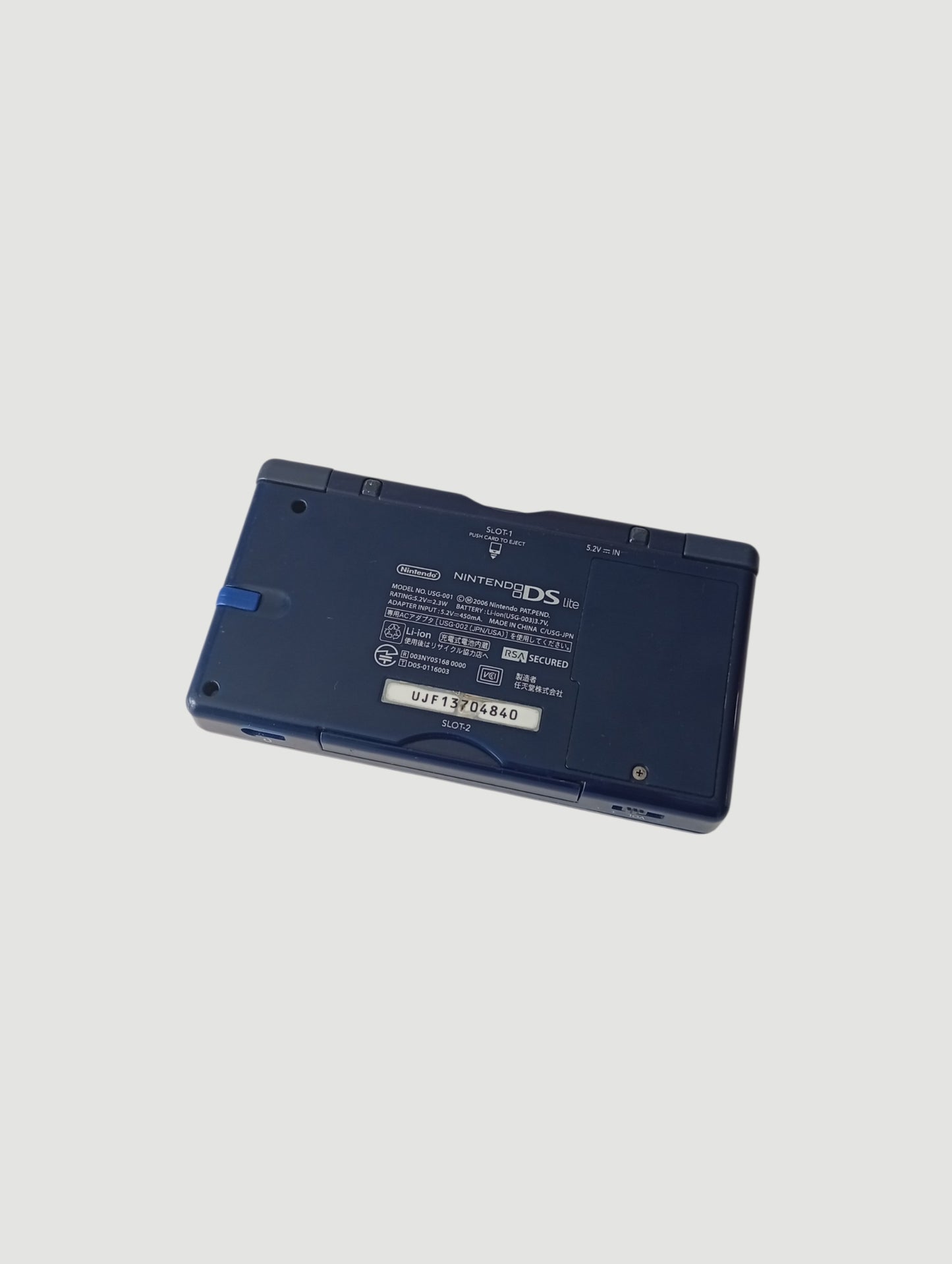 consola Nintendo DS lite azul marino