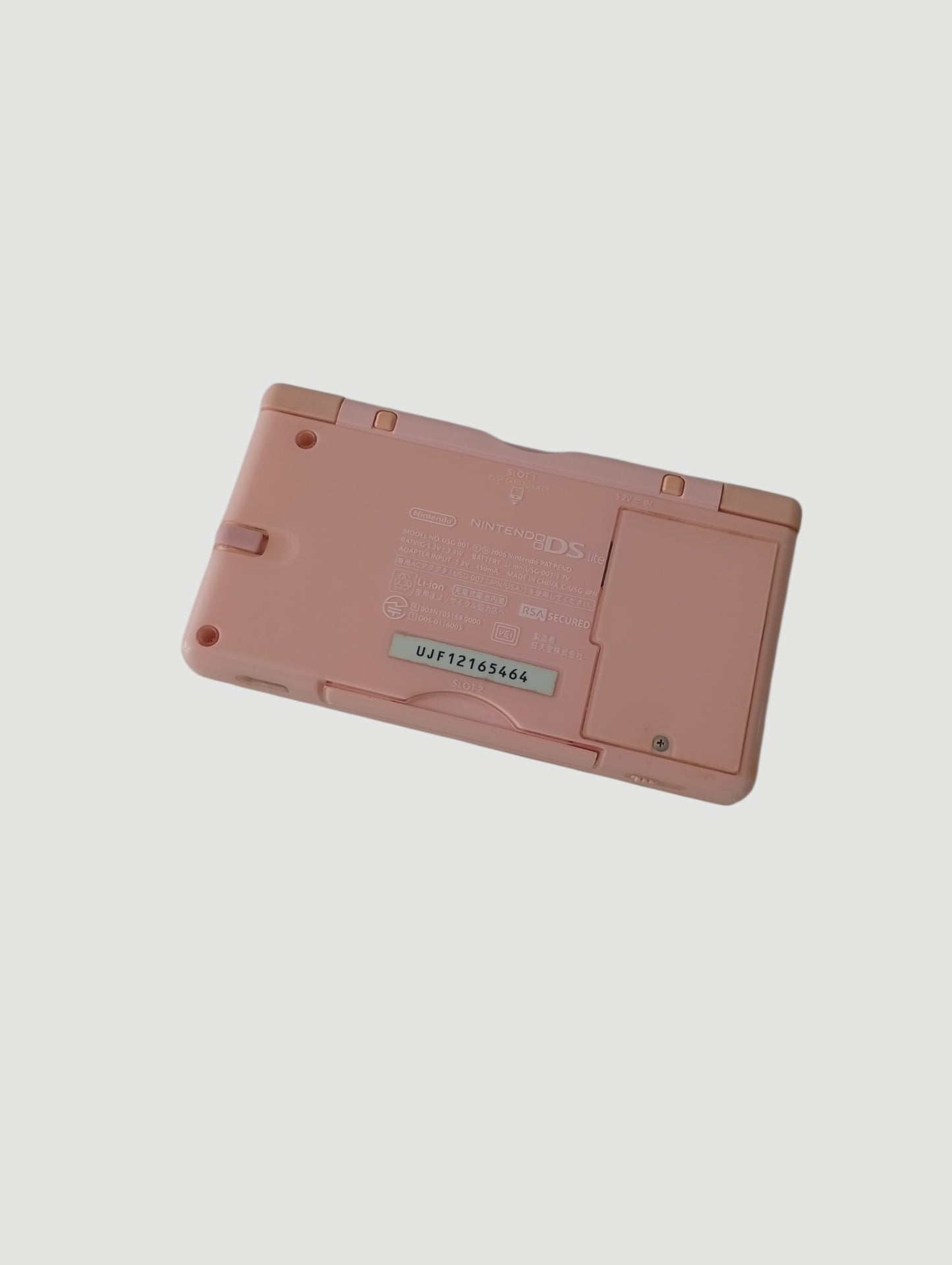 consola Nintendo DS lite rosada