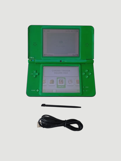 consola nintendo dsi xl verde liberada en micro sd 32 gb