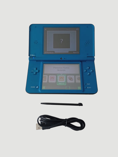 consola nintendo dsi xl azul liberada en micro sd 32 gb