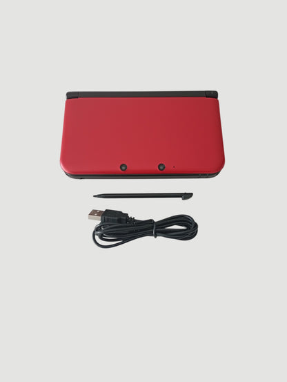 consola Nintendo 3DS old xl roja liberada en micro sd 32 gb