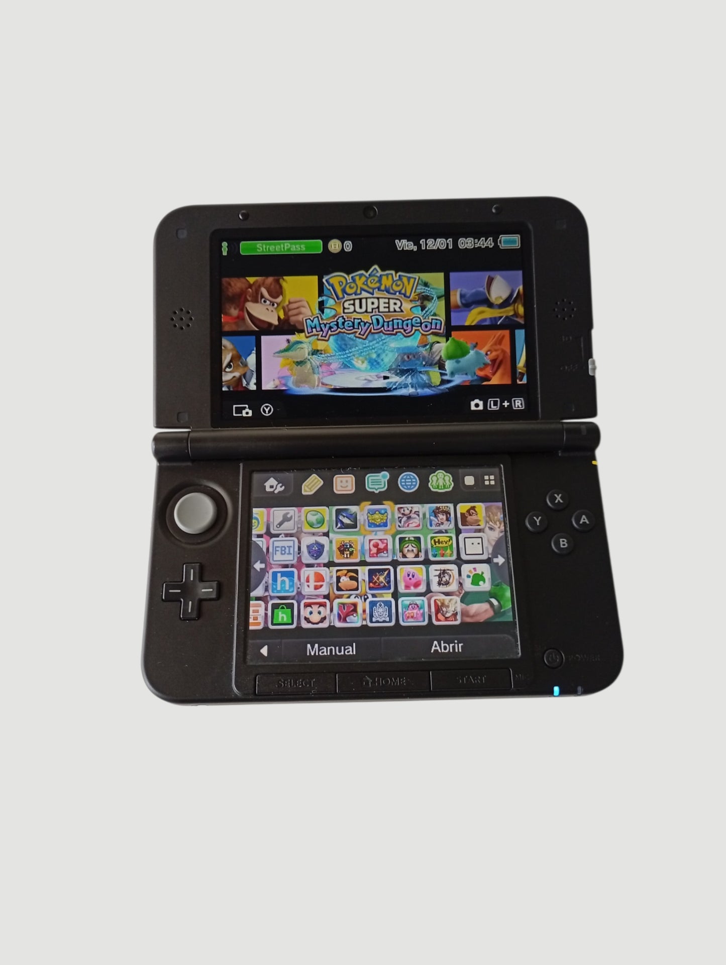 consola Nintendo 3DS old xl black liberada en micro sd 32 gb