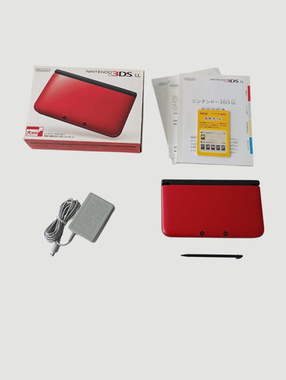 consola Nintendo 3DS old xl red en caja liberada en micro sd 32 gb