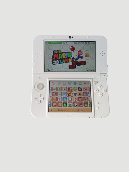 consola new 3ds xl white liberada en micro sd 32 gb