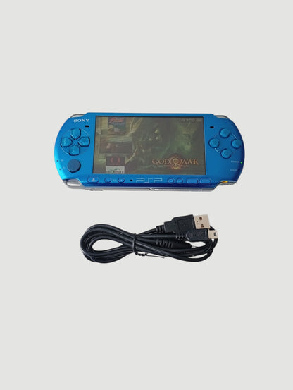 consola psp carnival blue modelo 3000 liberada con micro sd 32 gb