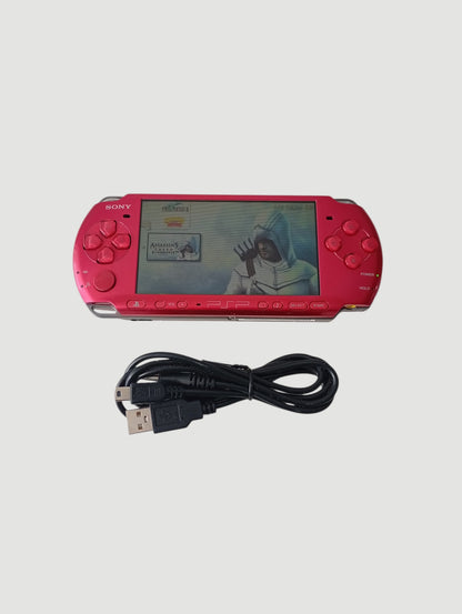 consola psp carnival red modelo 3000 liberada con micro sd 32 gb