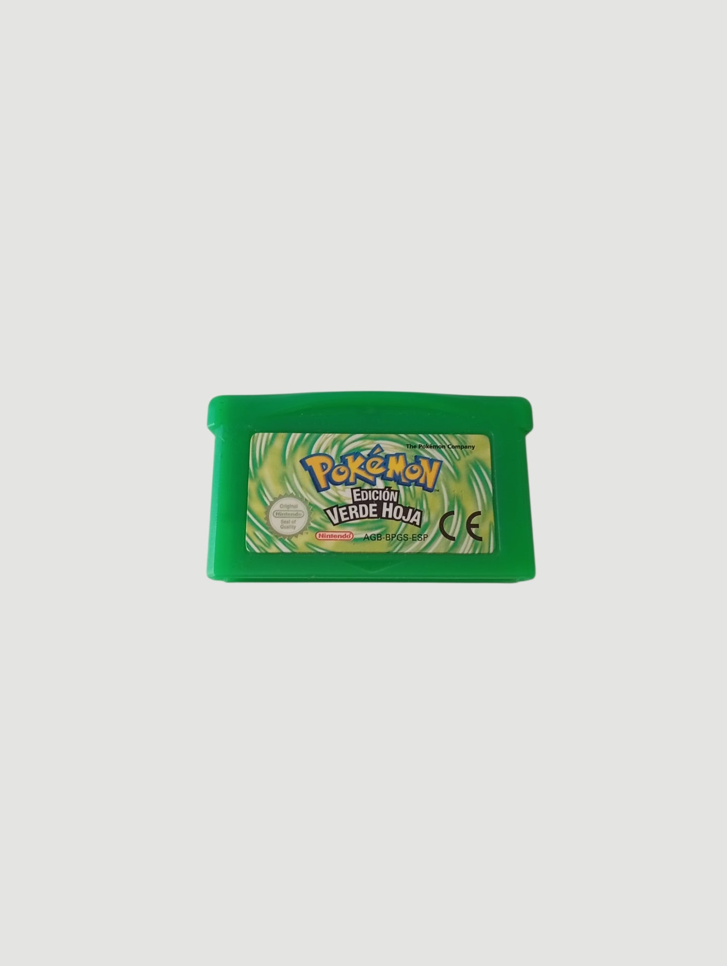 cartucho pokemon verde hoja original español game boy advance