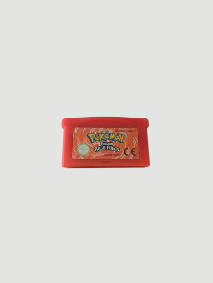 cartucho pokemon rojo fuego original español game boy advance