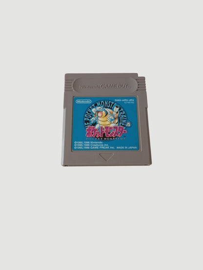 cartucho pokemon azul original japones game boy