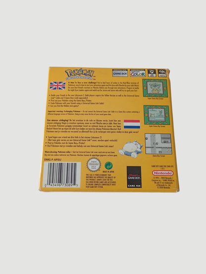 pokemon yellow original ingles game boy  en caja cib