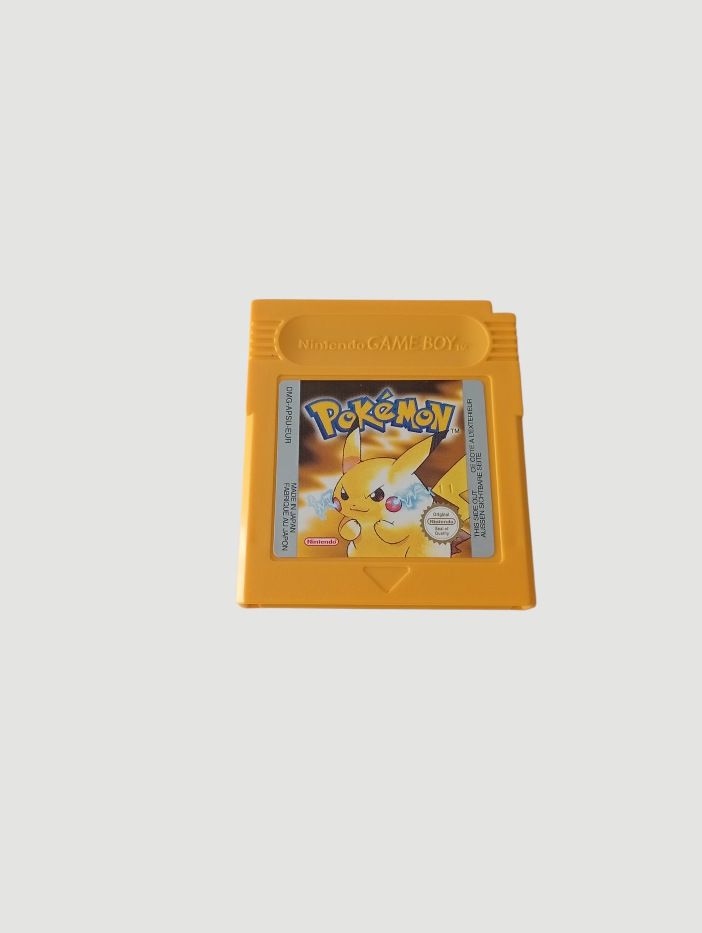 pokemon yellow original ingles game boy  en caja cib