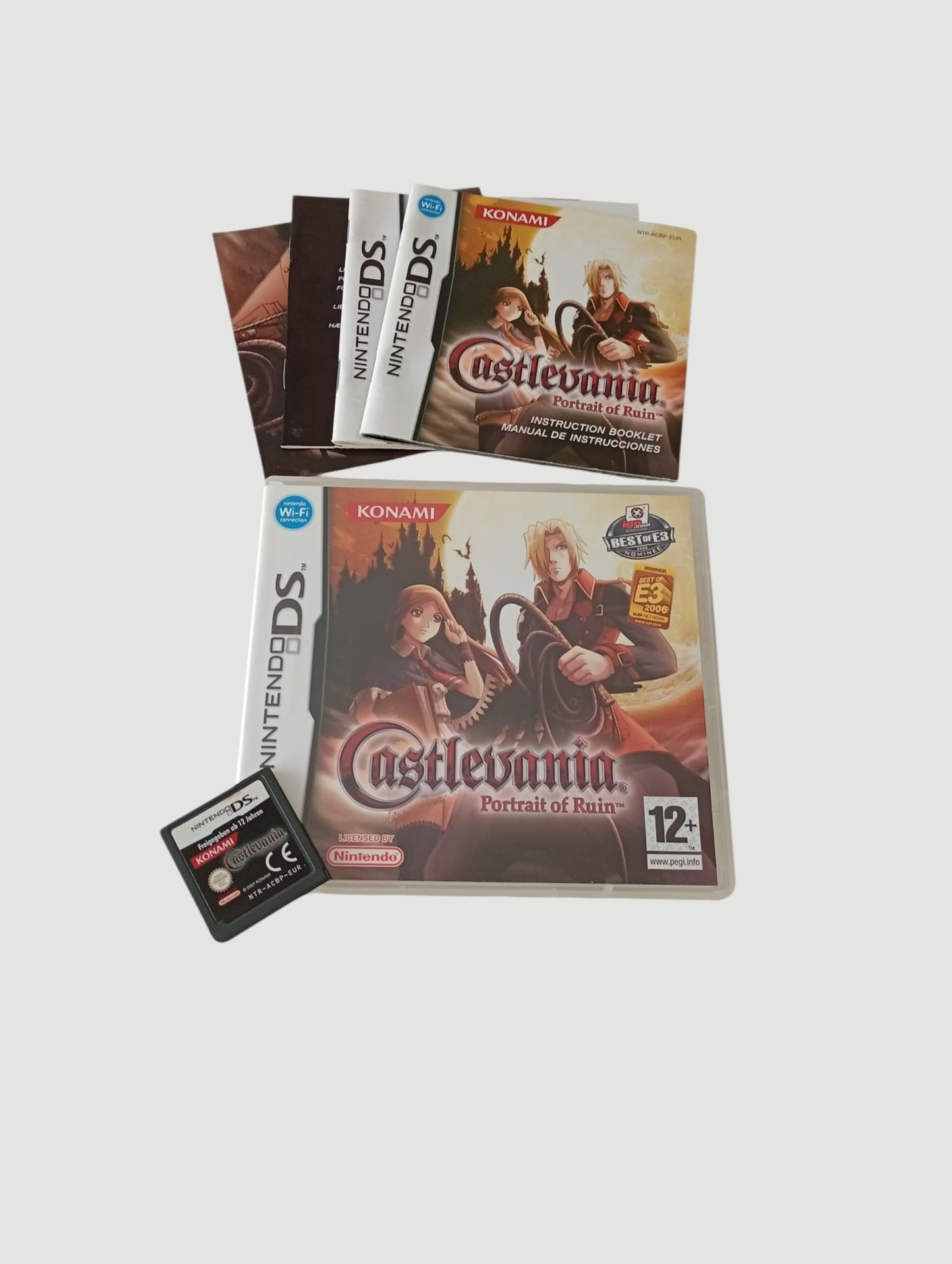castlevania portrait of ruin original español nintendo ds