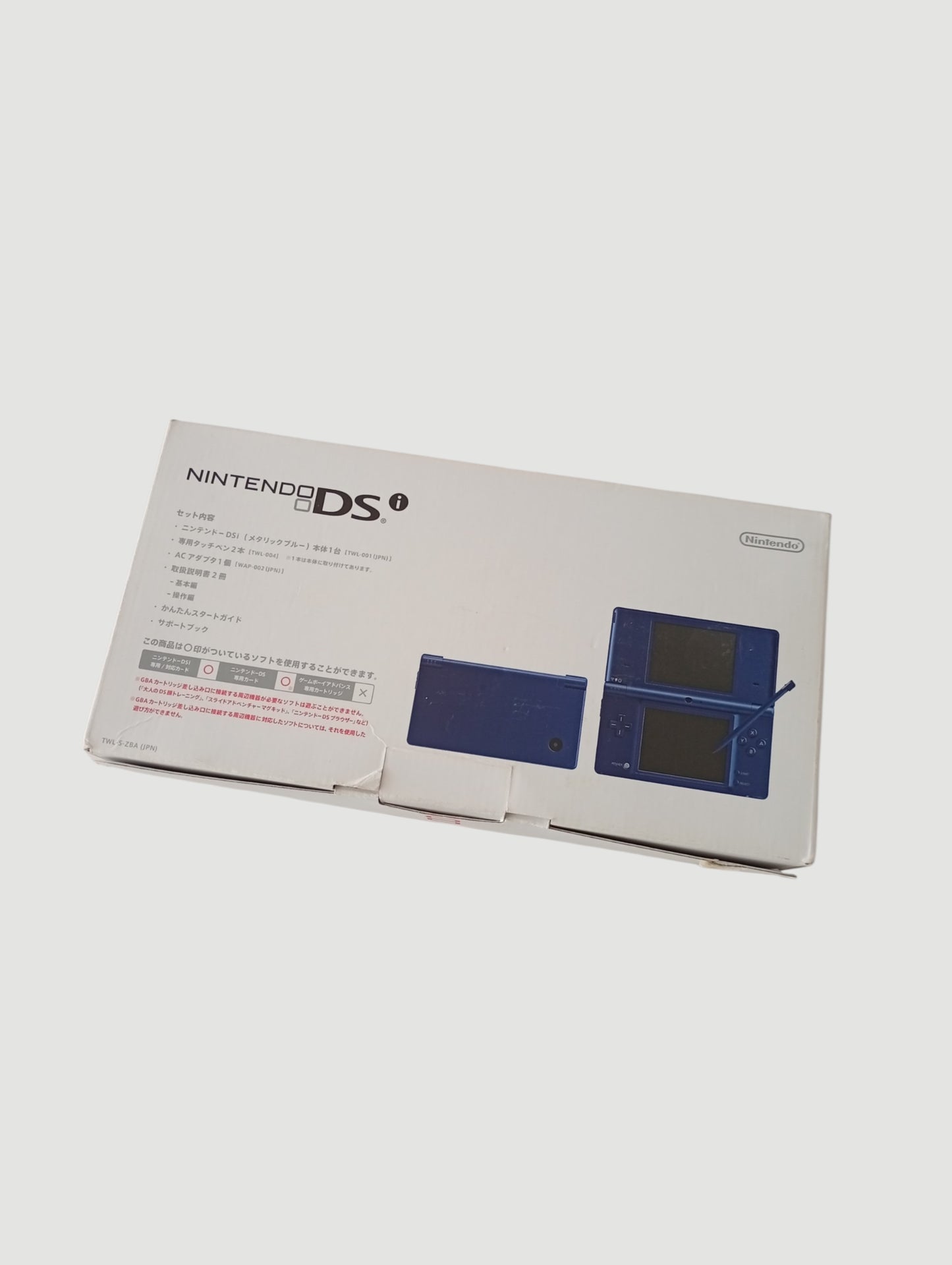 consola Nintendo DSi azul metalizado en caja liberada con micro sd 32 gb