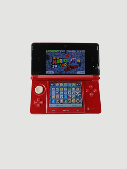 consola Nintendo 3DS old red en caja liberada con micro sd 32 gb
