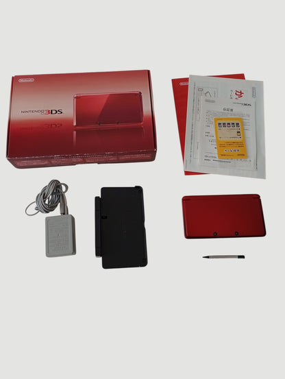 consola Nintendo 3DS old red en caja liberada con micro sd 32 gb
