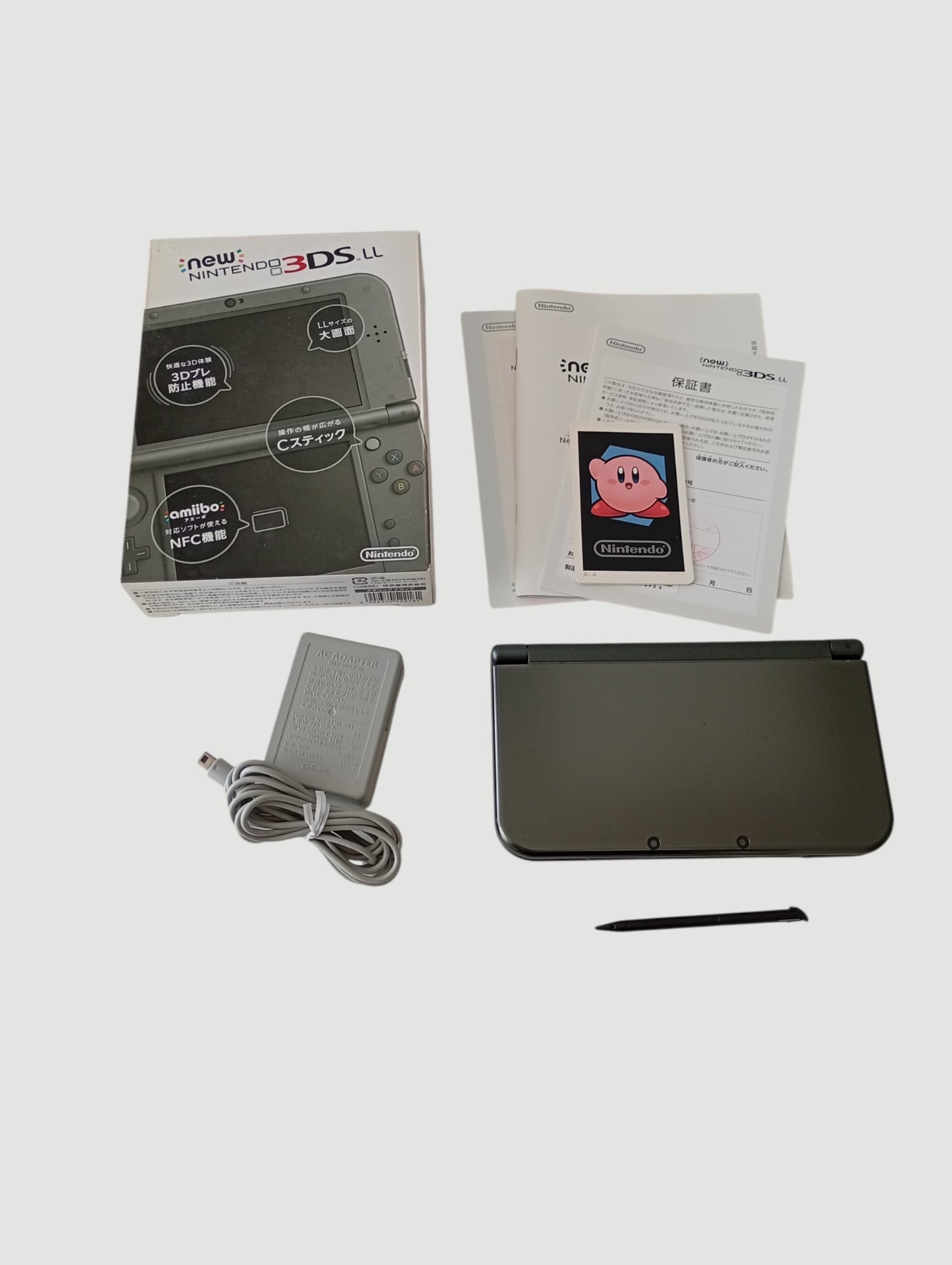 consola Nintendo  new 3ds xl metallic black en caja liberada con micro sd 32 gb