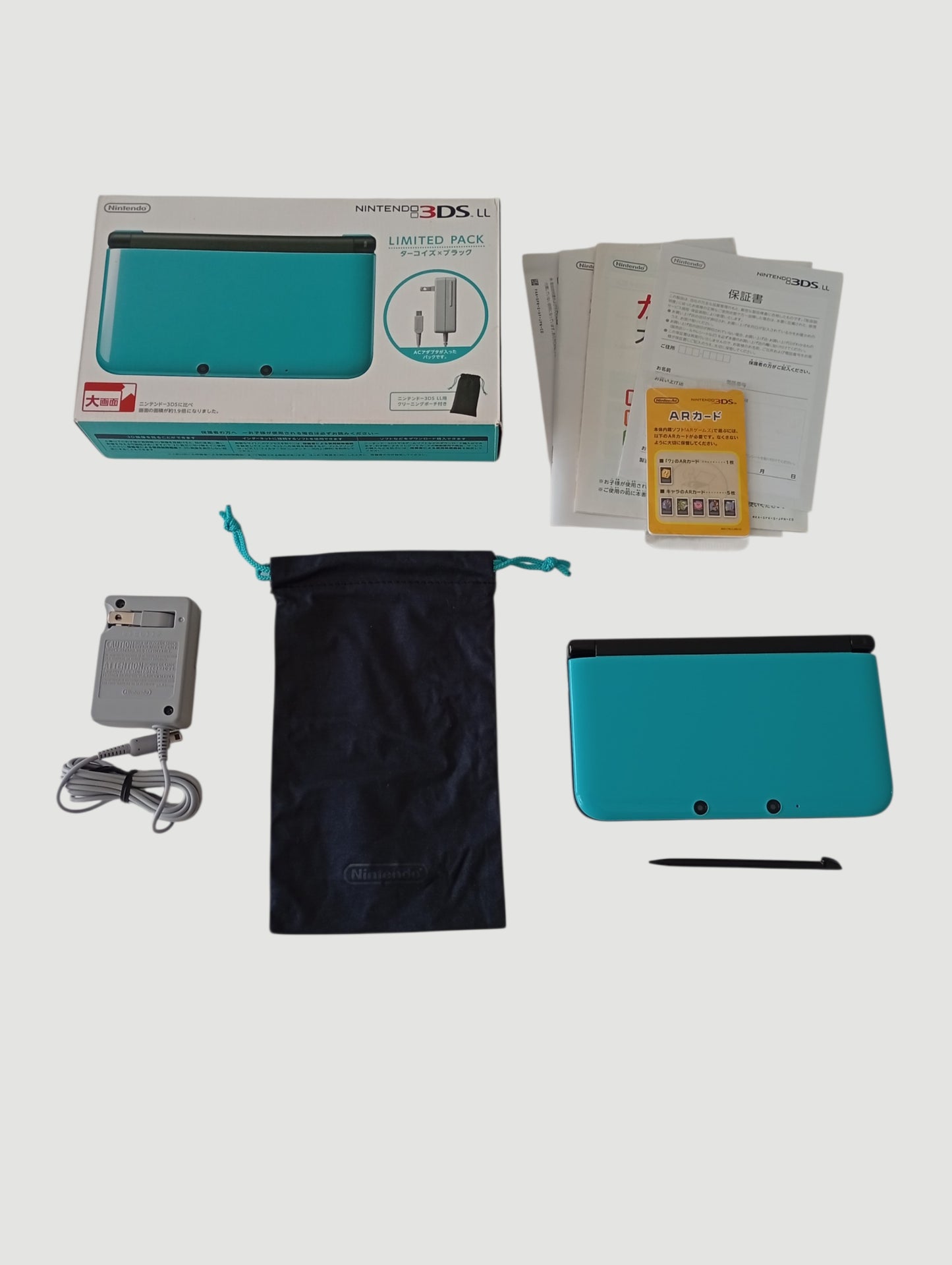 consola Nintendo 3DS old xl limited pack turquesa en caja liberada en micro sd 32 gb