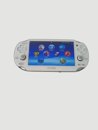 consola psvita white fat en caja cib liberada con micro sd 32 gb