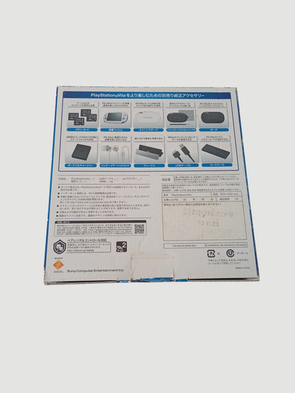 consola psvita white fat en caja cib liberada con micro sd 32 gb