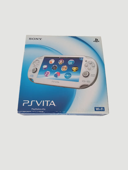 consola psvita white fat en caja cib liberada con micro sd 32 gb