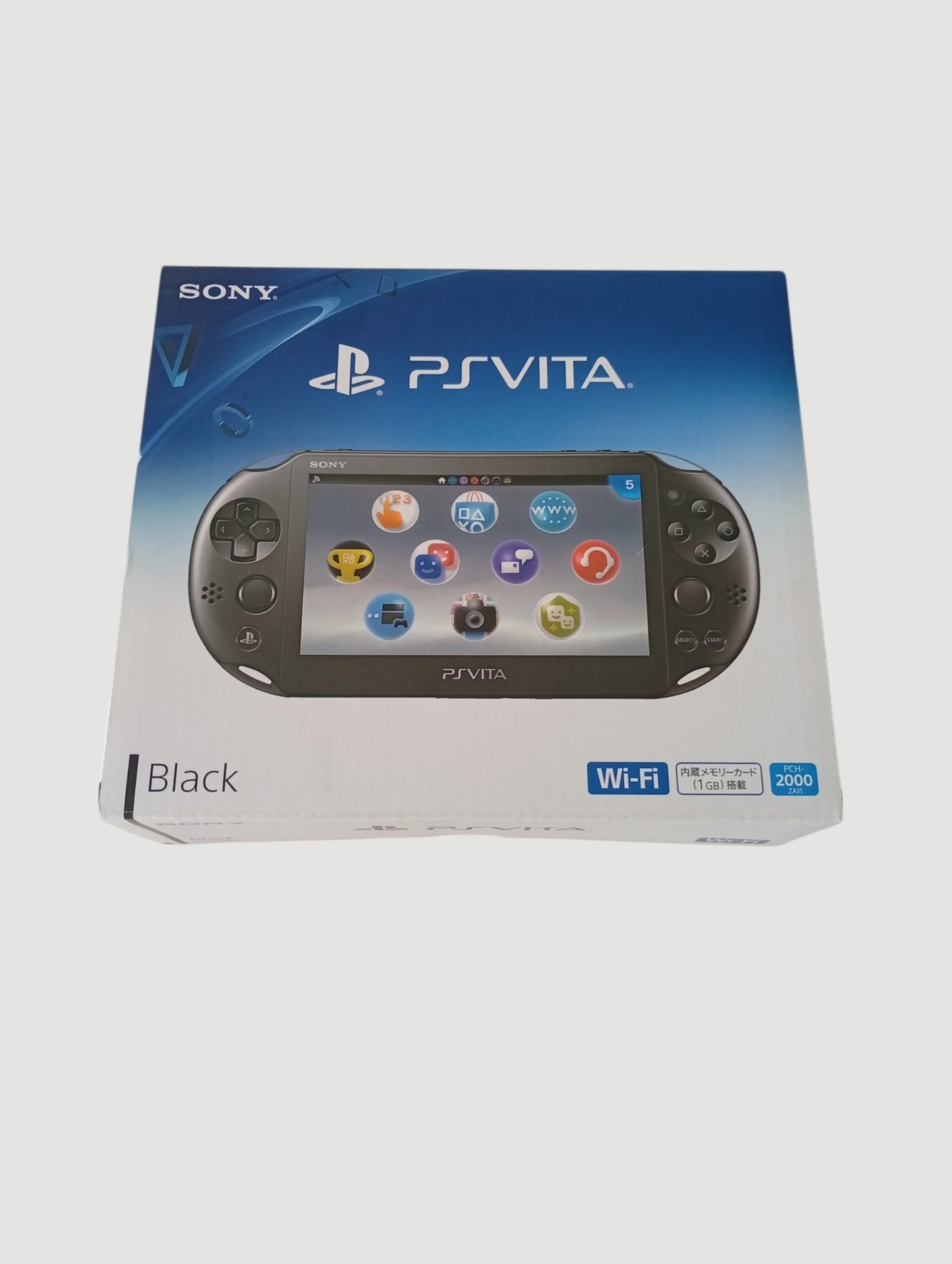 consola psvita black  slim en caja cib liberada con micro sd 32 gb